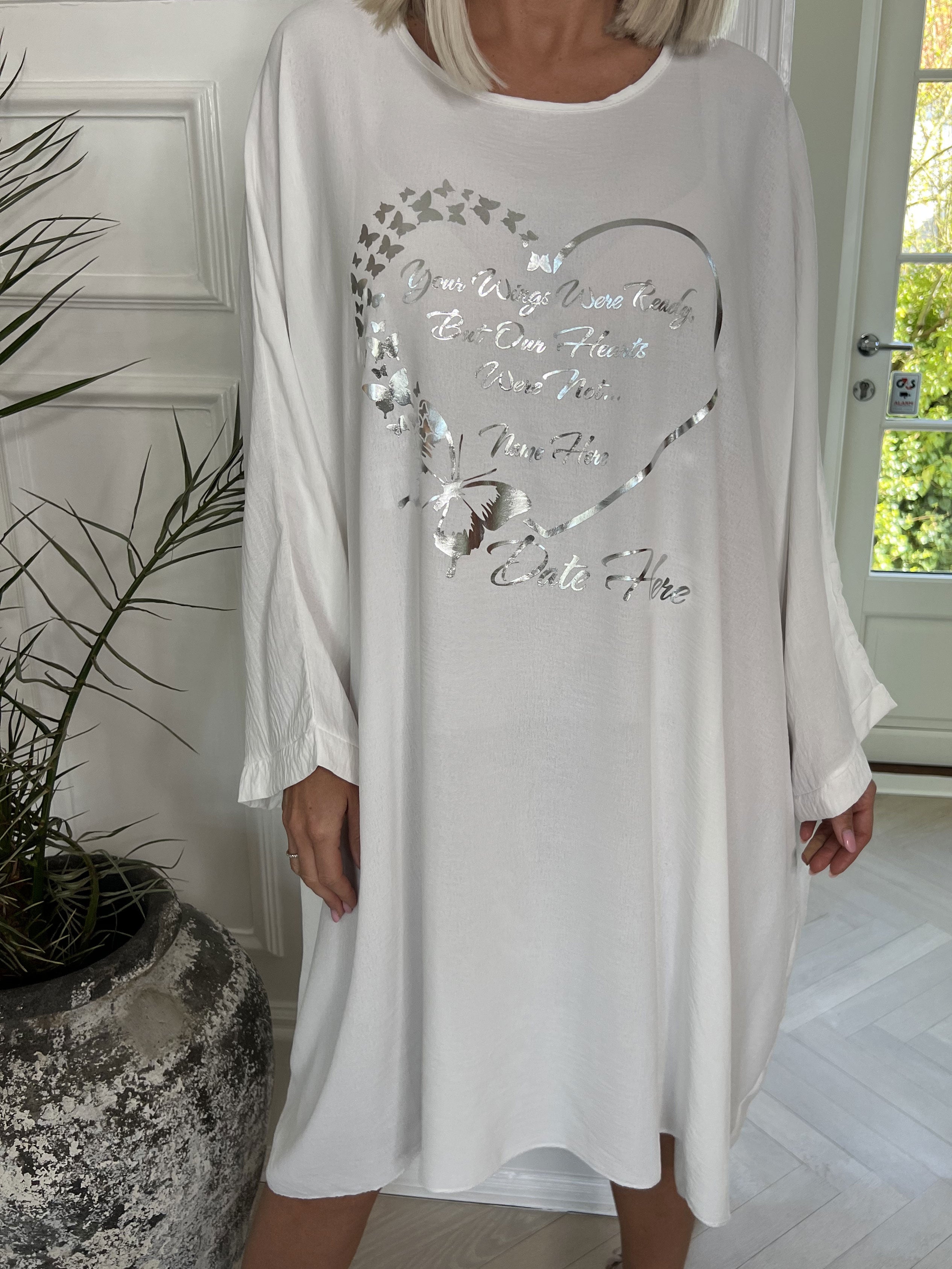 Hope - Oversize kjole med motiv